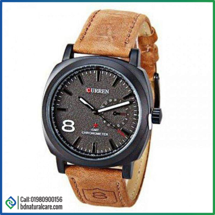 Black Analog Watch For Men