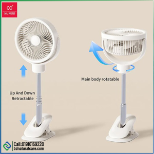 XUNDD XDOT-063 Multi-Functional Clip Fan - 6000mAh